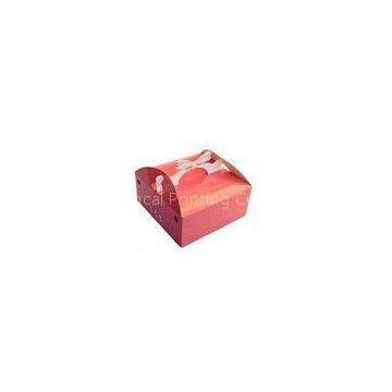 foldable Eco-friendly Custom Printed Recycled Paper Boxes With Handle