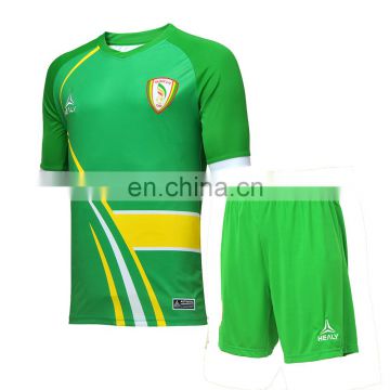 Green and Yellow Full Soccer Kits Men