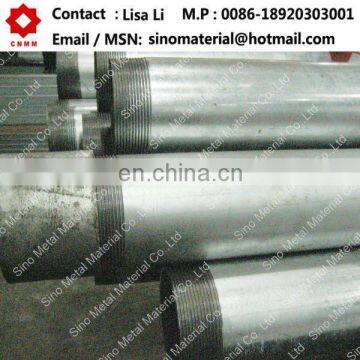 bs1387 threading galvanized steel tube
