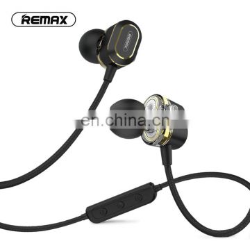 Remax 2020 hot selling  Dual Moving Coil Bluetooth 5.0 wireless technology earphones headphones