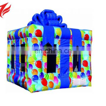 Christmas Gift box inflatable bouncy castle house