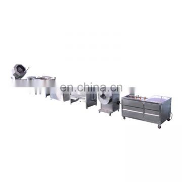 Industrial Fresh French Fries Making Production Line Factory Machine For Frozen Potato Chips