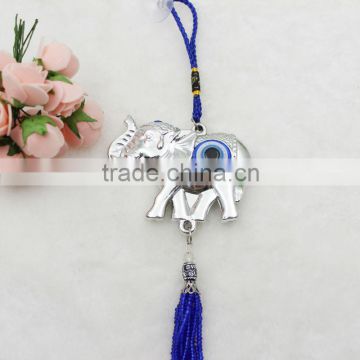 Islamic Plastic Silver Elephant Pendant Car Hanging