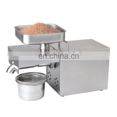 Automatic household stainless steel mini oil press machine export small family hot and cold pressed oil machine prices