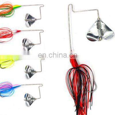 in stock Factory direct composite metal sequins rotating fishing  lures spinner bait buzz bait