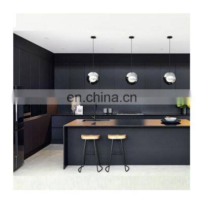 Australia Luxury Black Lacquer Kitchen Cabinets designs