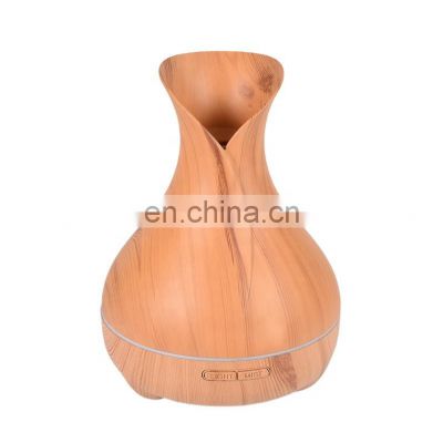 Led Usb Wood Grain Ultrasonic Air Humidifier Aroma Hot selling Humidifier For Dry Skin