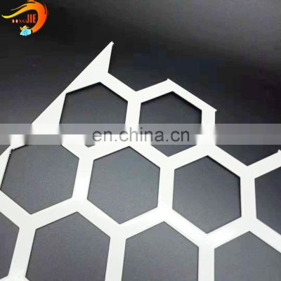 Exterior decorative security hexagonal perforated screen fence direct sale