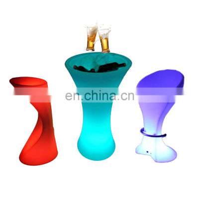 flashing wine vodka whiskey champagne buckets factory price OEM LED ice bucket wine cooler cocktail LED lighted drink holder