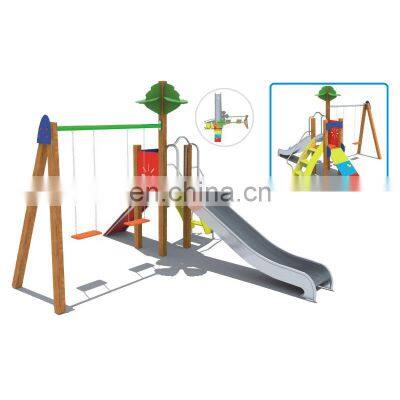 Manufacturers the lowest price Children Garden Swing Outdoor kids Playground Equipment with slide