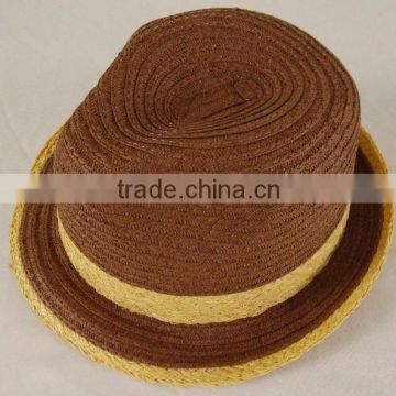 2014 New Style Fedora Paper Straw Hat With Cheap Price