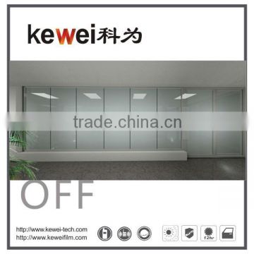 Kewei Opaque -transparent electronic smart window glass , smart glass for commerical
