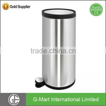 Slim Fit Soft Close Foot Pedal Waste Bin