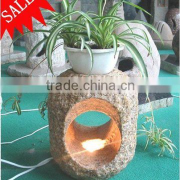 garden stone lamp