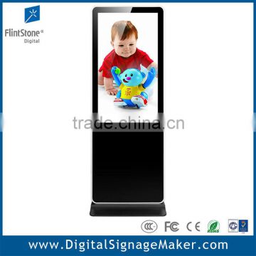 42 inch mall advertising free standing lcd digital signage