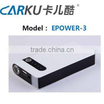 Patent holder Carku multi-function jump starter for 12V car power bank jump starter