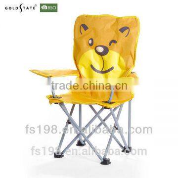 animal printing folding with handle kids chairs