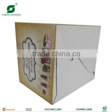 BOTTOM SELF-LOCKING CORRUGATED OUTER BOX FOR CHOCOLATE