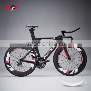 full carbon triathlon Time Trial bike frame with Avenger design FM109