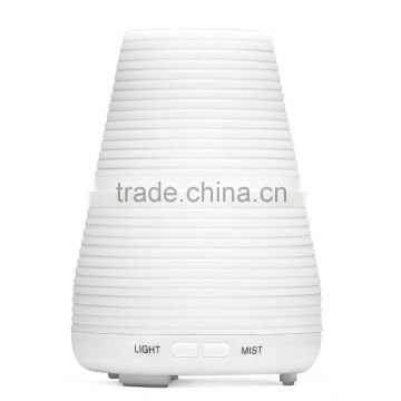 100ML home white humidifier with changeable coloured lamp