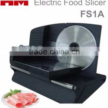 Home Kitchen Stainless Steel Electric Deil Style Food Slicer with 19cm Blade Silver, Model FS1A