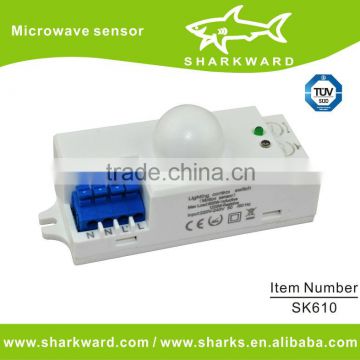 5.8GHz CW radar microwave motion sensor, light sensor switch