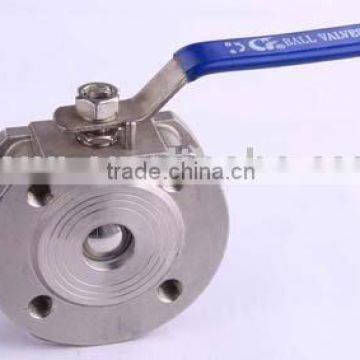 wafer type stainless steel ball valve cf8m 1000wog