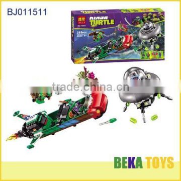 285pcs assembly part teenage mutant ninja turtles with different actions