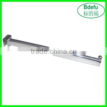 Chrome clothes display straight hanging rod