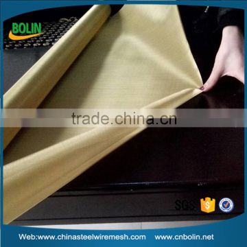 Electromagnetic shielding signal shielding faraday cage brass wire mesh fabric