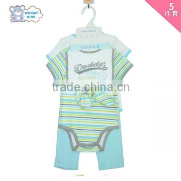 Mixed type and summer baby jumpsuit clothes set