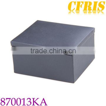 Wholesale simple lether paper cufflink box