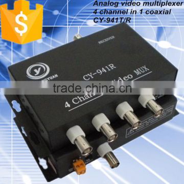 Coaxial Cable Video Multiplexer for 4-CH Video