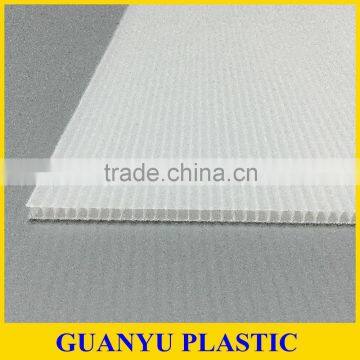 Chinese High Quality 4mm Transparent PP Fluted Sheet with Low price