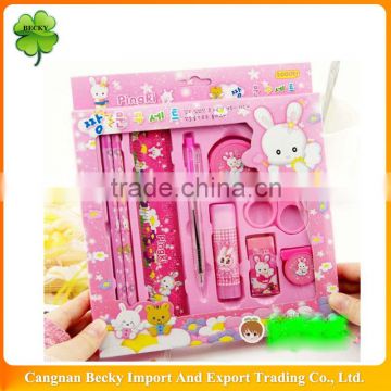 Hot selling And cute ruler stationery set