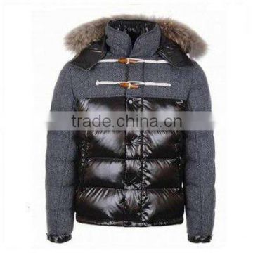 Fur hooded winter jacket