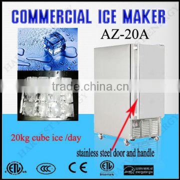AZ 20A indoor Water flow Cube Ice MAKER (20kg/day)