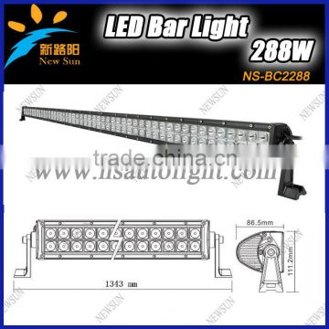 C ree Double Row 50 Inch 288w Led Light Bar 288w Led Work Light Bar C ree For Offroad,Trucks,for Jeep,Suv Led Light Bar