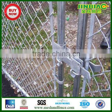 Galvanized single swing chain link gate