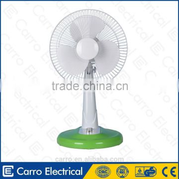 Carro Electrical 14inch 12v 13w rechargeable battery table fan