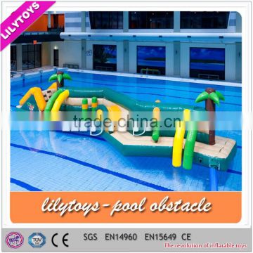 Inflatable water obstacle course for sale, giant inflatable water toys, inflatable pool obstacle