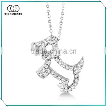 New pets design cute 925 sterling silver dog jewelry
