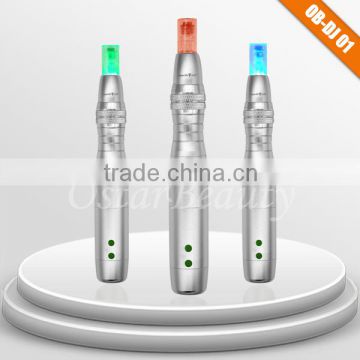 2017 NEW rechargeable led dermapen with 7 led light photon therapy