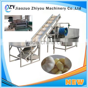 zhiyou garlic peeling machine/garlic peeler remover machine for export(skype:peggylpp)