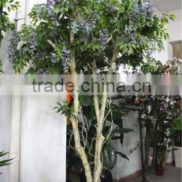 Home garden deco 50cm to 400 cm hight artificial purple large Chinese wistaria EDHS1501 1602