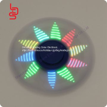 LED adult relaxing toy shape-changing hand finger fidget spinner