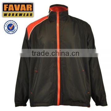210T PU Coating Polyester Lightweight Red Promotion Waterproof Gift Rain Jackets