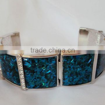 Abalone shell big bracelet female set auger