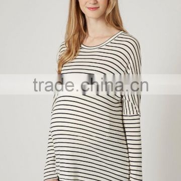 black and white striped wholesale maternity wear
