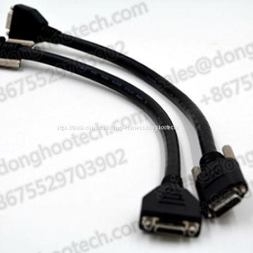 Hiflex Short Camera Link Cable 15cm length with Thumbscrew Locking for Limited Space Internal Connection